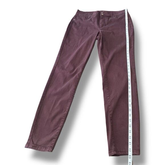Maurices Maroon Chino Pants Casual Comfort Stretch Plus Woman’s Size 18w Long - Picture 5 of 12
